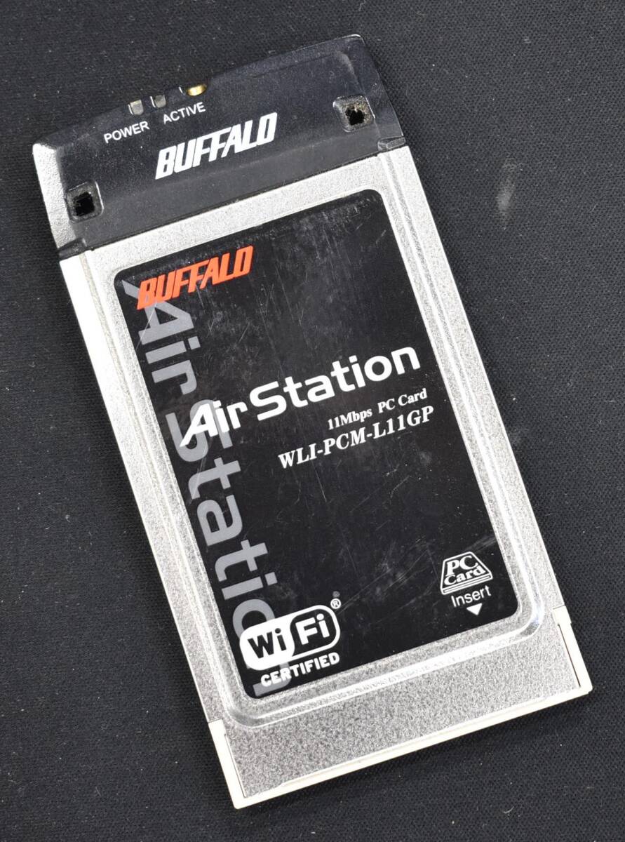 BUFFALO AirStarion 無線LANカード WLI-PCM-L11GP PCカード (管:WS00の画像1