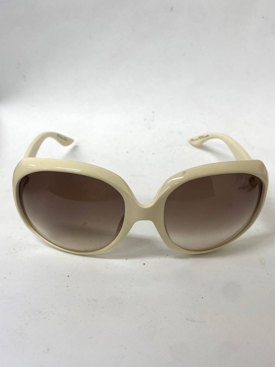 Christian Dior Christian Dior sunglasses times none glate equipped I wear lady's white white case attaching yt030706