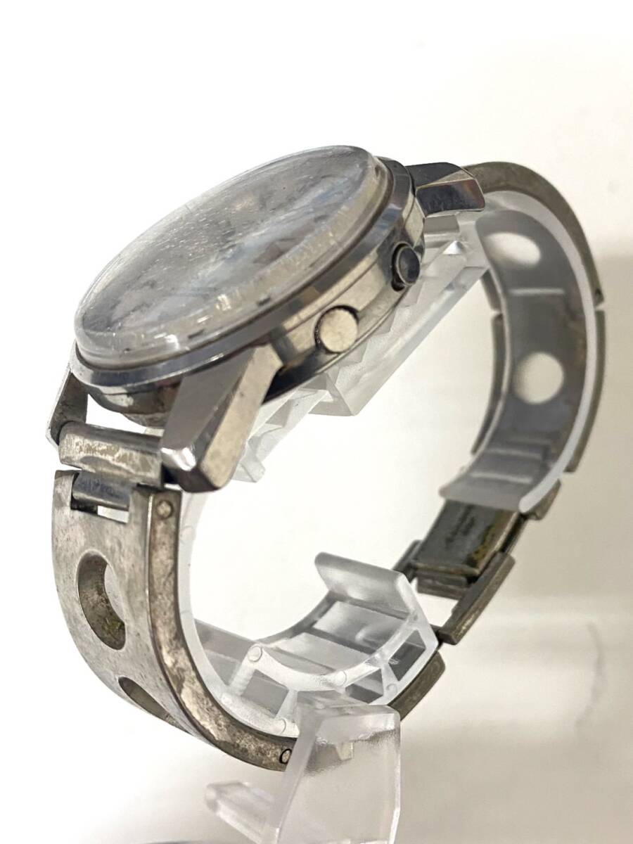 セイコー SEIKO Sportsmatic Deluxe 腕時計 自動巻き 7606-7992 デイデイト イルカ ラウンドフェイス シルバー文字盤 稼働 kk041108の画像4