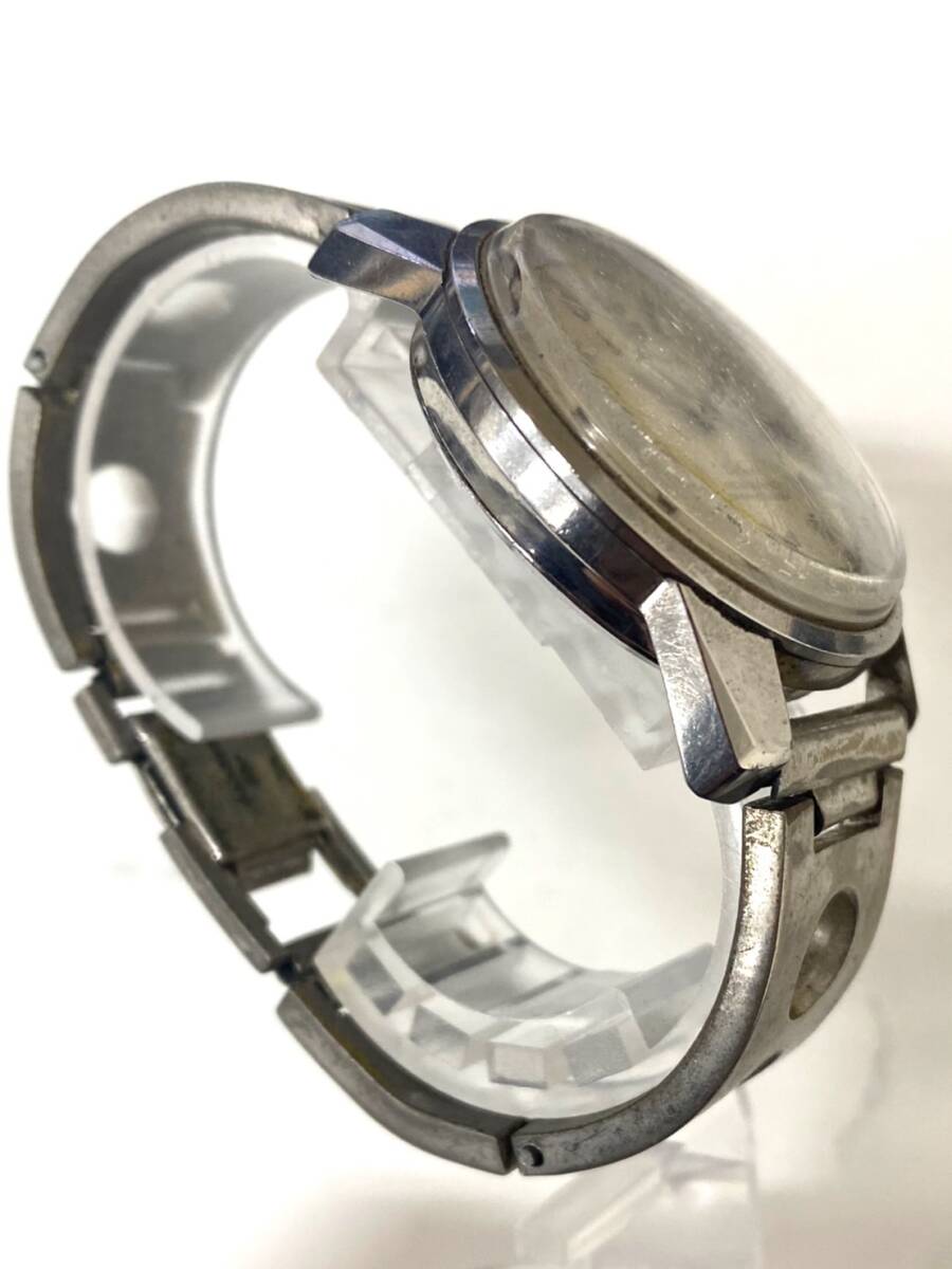 セイコー SEIKO Sportsmatic Deluxe 腕時計 自動巻き 7606-7992 デイデイト イルカ ラウンドフェイス シルバー文字盤 稼働 kk041108の画像3