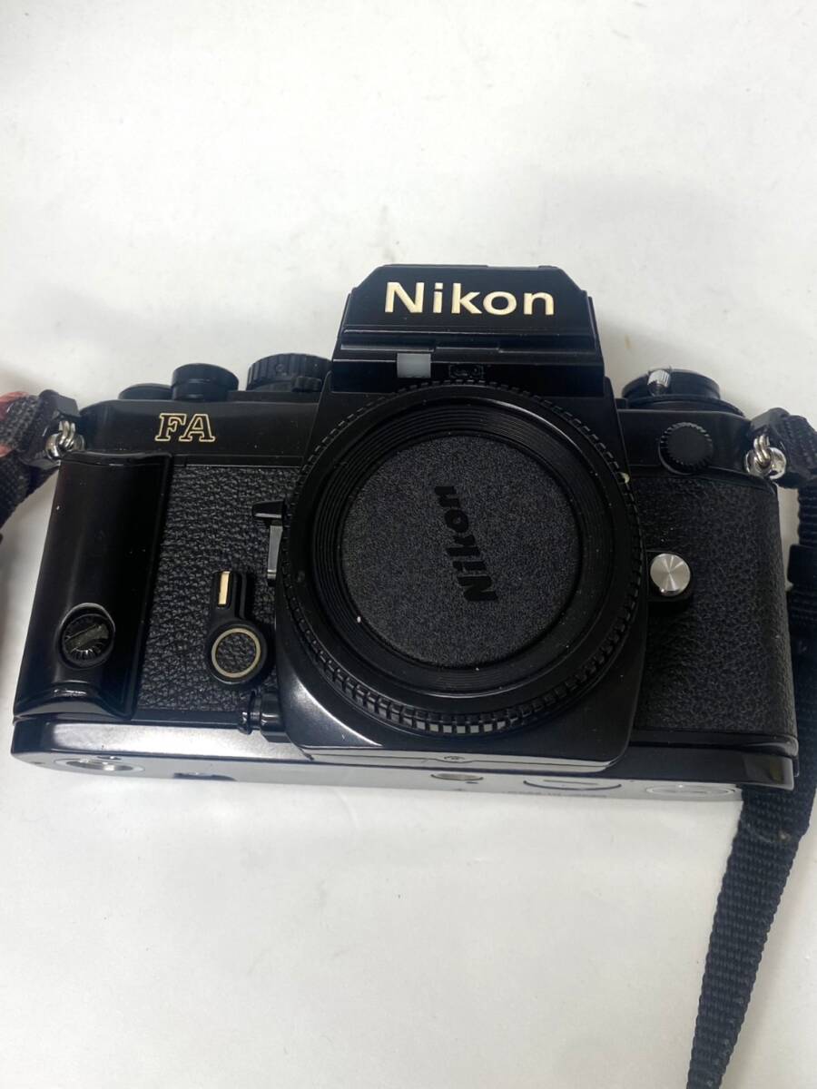 美品 Nikon ニコン FA フィルムカメラ 一眼レフカメラ ボディ 黒 ブラック 動作未確認 ss041701_画像1