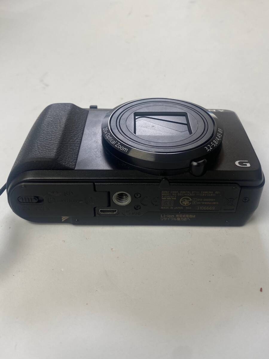 SONY ソニー Cyber-Shot DSC-HX30V コンパクトカメラ デジカメ デジタルカメラ 黒 動作未確認 ik041302_画像6
