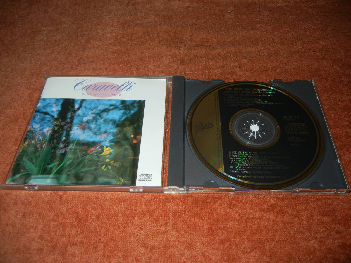 [金レーベル CD 35・8P-10] カラベリ・グランド・オーケストラ 華麗なるサウンド・ワールド～BEST OF CARAVELLI オリジナルケースの画像1