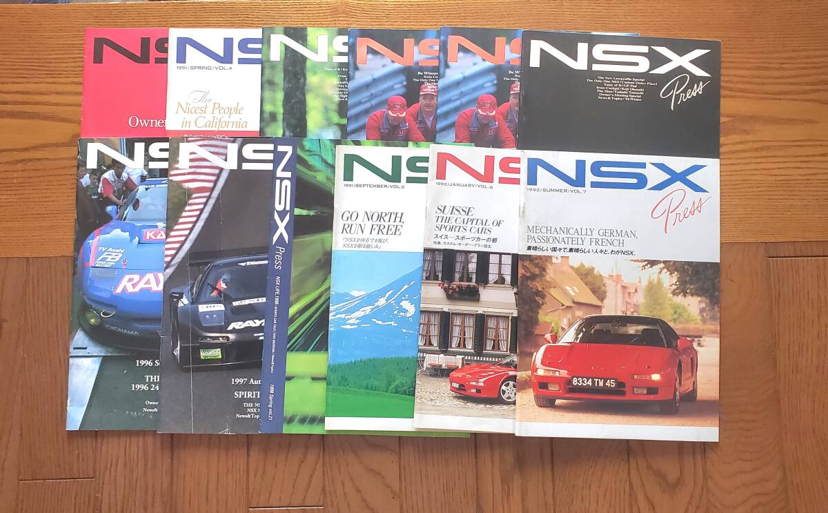 HONDA ホンダ NSX 非売品！ PRESS 1991年 増刊号Vol、１ 4～7.11.12は2冊、13.18.20.21 12冊まとめて売り 希少品 旧車 当時物の画像1