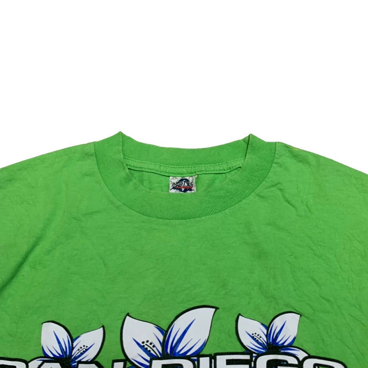 【US古着】AAA ALSTYLE APPAREL&ACTIVEWEAR 半袖 プリント Tシャツ グリーン Sサイズ