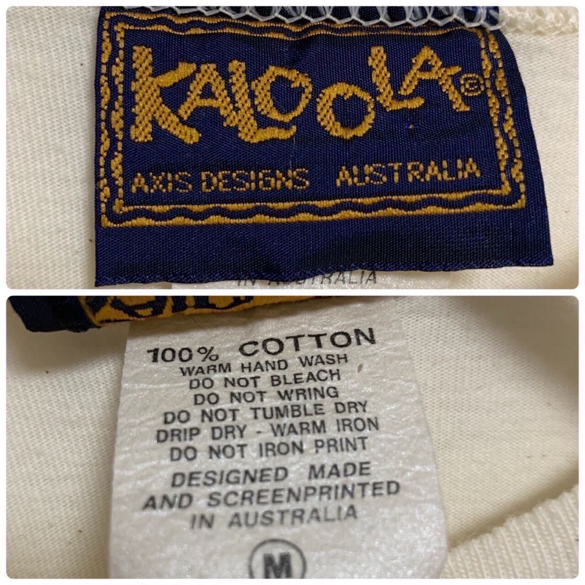 90s オーストラリア製】ヴィンテージ シングルステッチ KALOOLA 90s オーストラリア製】ヴィンテージ シングルステッチ KALOOLA
