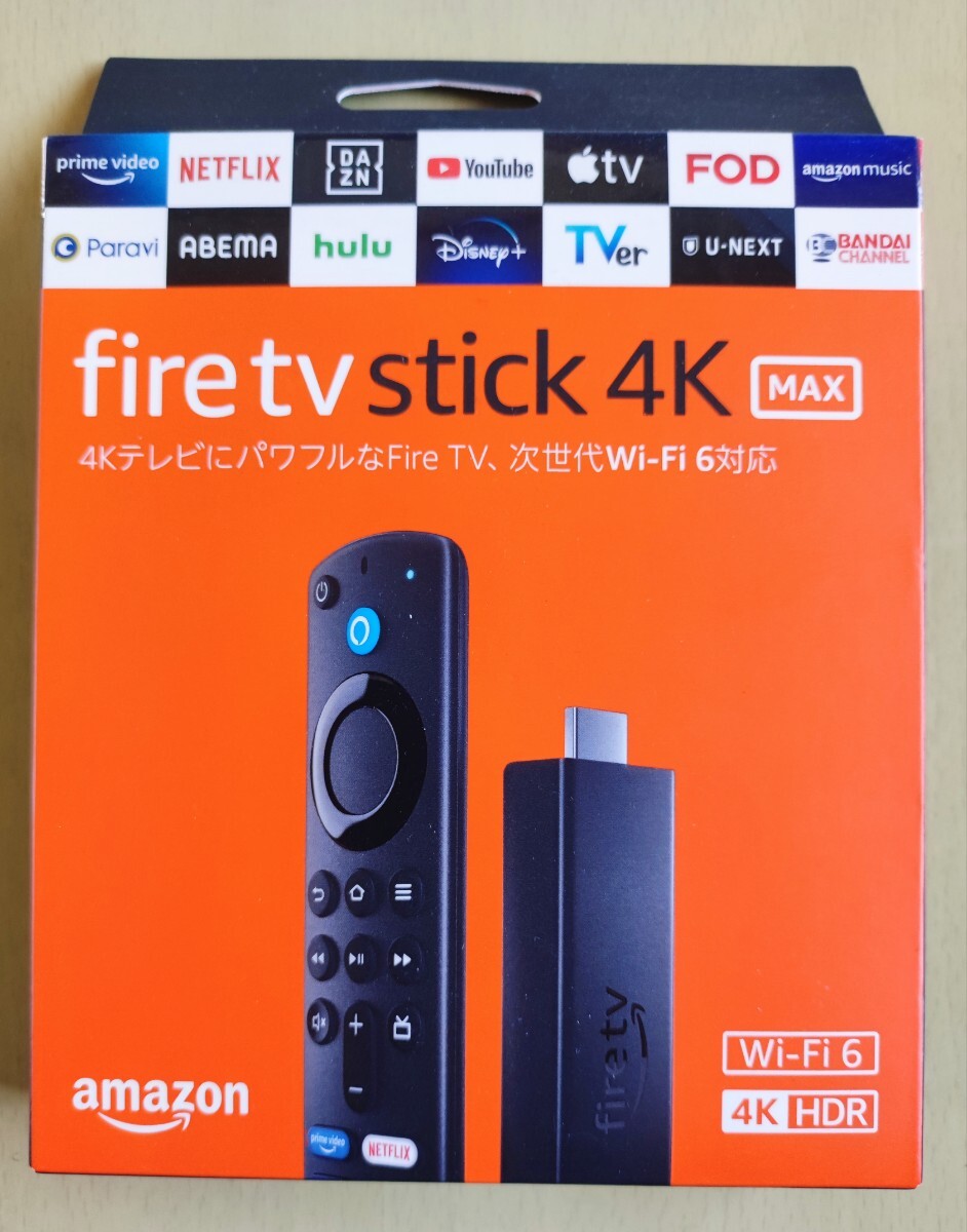 ★Amazon fire stick tv 4K MAX 未開封新品_画像1