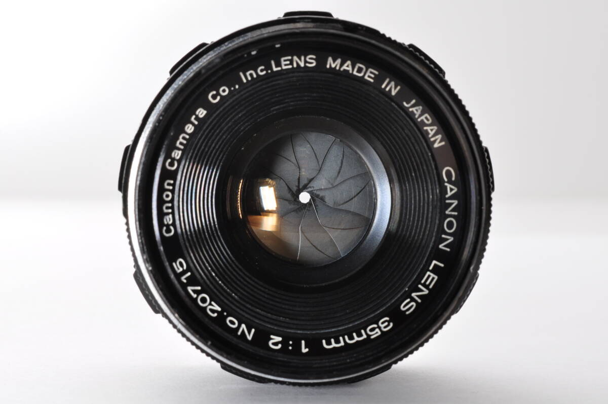 Canon 35mm f/2 Wide Angle Lens L39マウント オールドレンズ Canon 35mm f/2 Wide Angle Lens L39マウント オールドレンズ