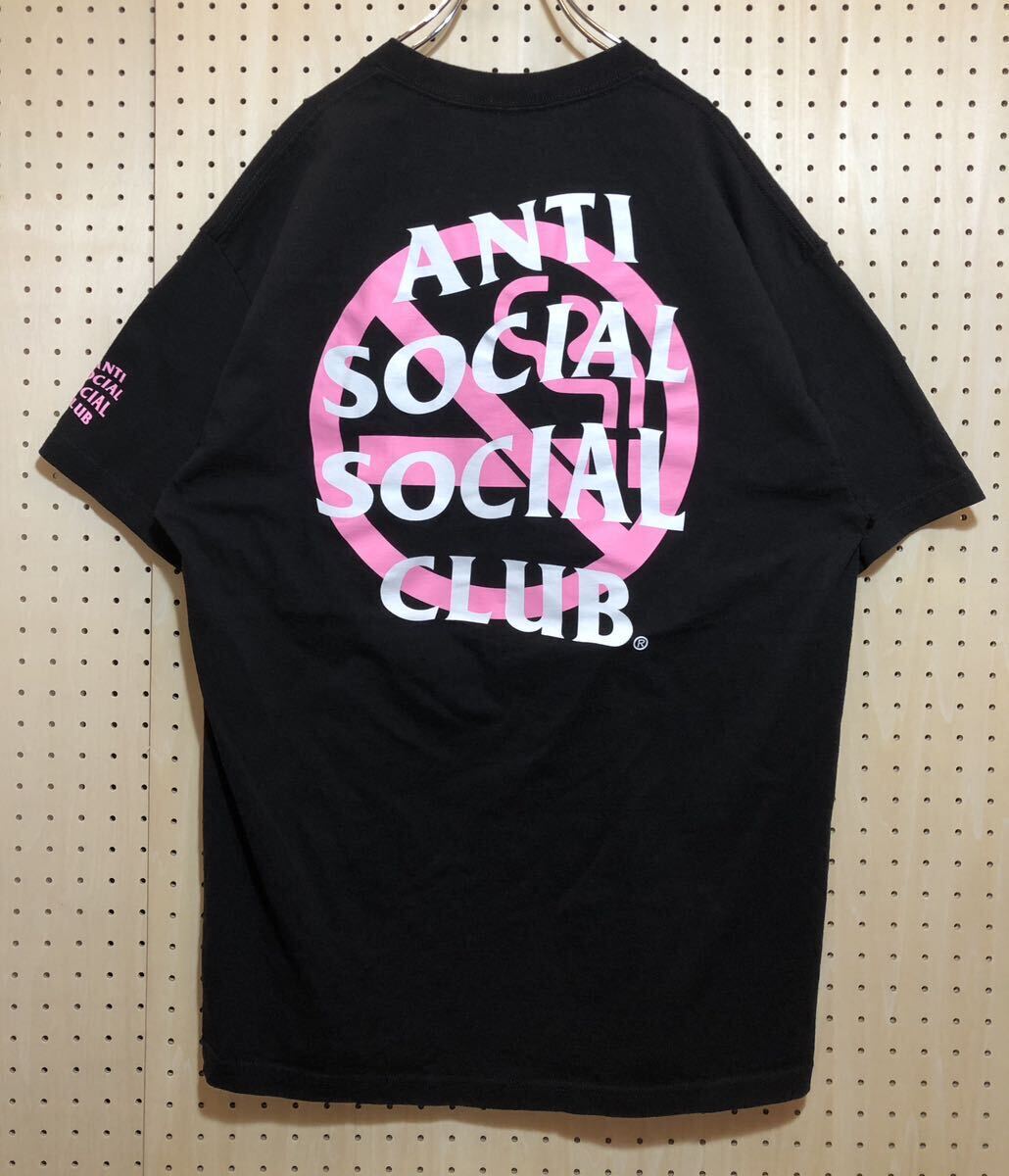 【XL】FR2 Anti Social Social Club Smoking Kills Print Tee shirt Black エフアール2 アンチソーシャルクラブ Tシャツ ブラック T242_画像2