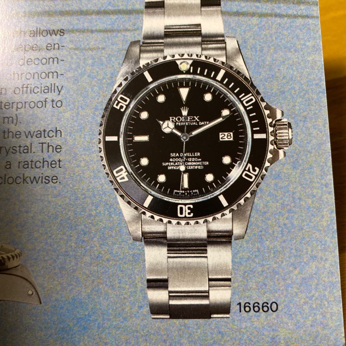 ③サブマリーナ 冊子 1988年ロレックス 16803 16808 16800 5513/0 16660 ROLEX SUBMARINER SEA-DWELLER booklet OYSTER 超希少品_画像6