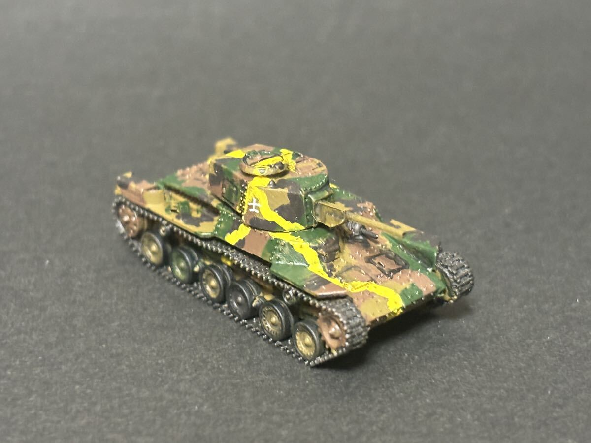 SMV 1/144 九七式中戦車チハ 新砲塔型 戦車第十一聯隊 1945年占守島【同梱可】WW2 日本 帝国陸軍 ワールドタンク 自作Ver_画像3