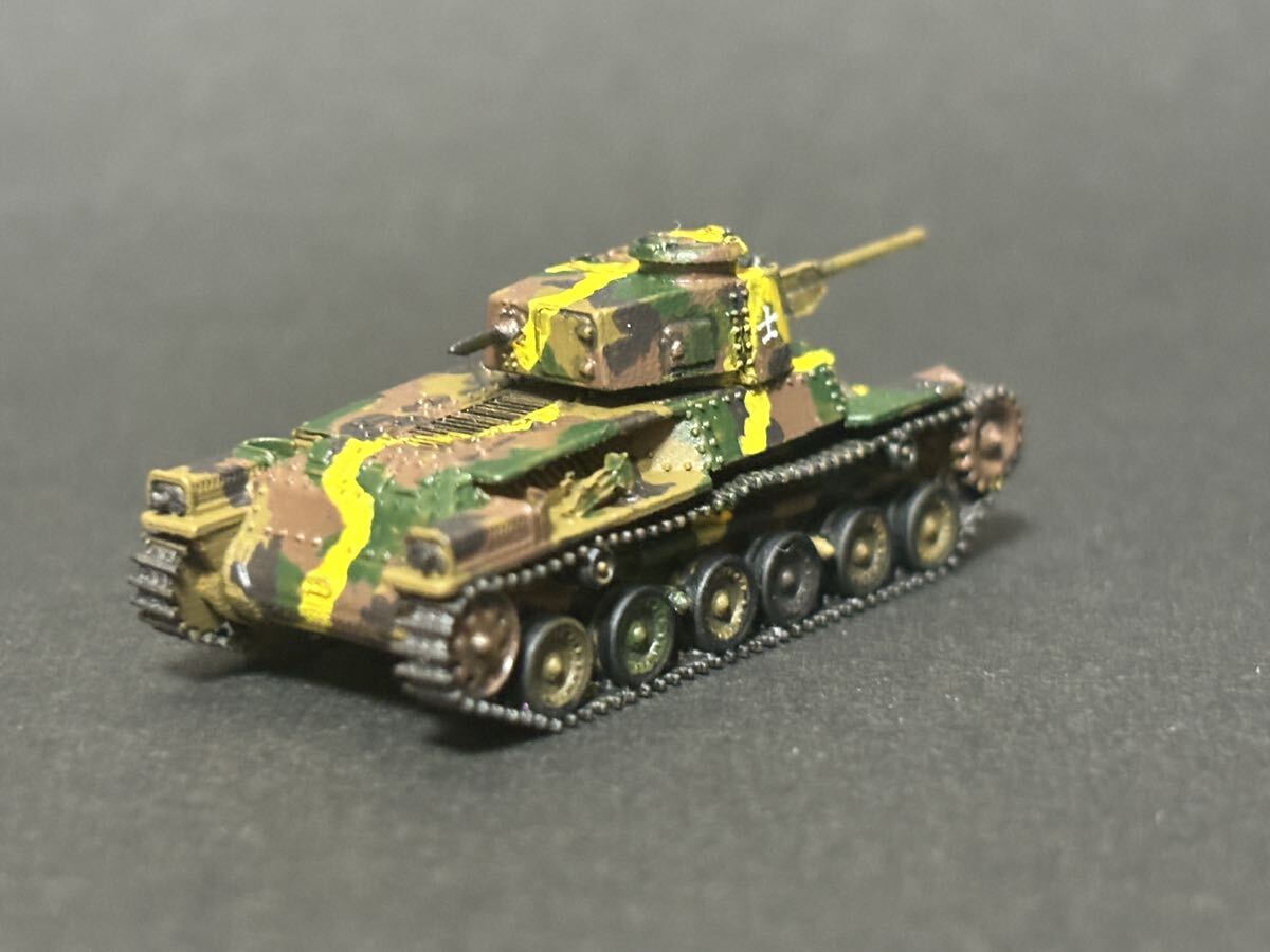 SMV 1/144 九七式中戦車チハ 新砲塔型 戦車第十一聯隊 1945年占守島【同梱可】WW2 日本 帝国陸軍 ワールドタンク 自作Ver_画像2