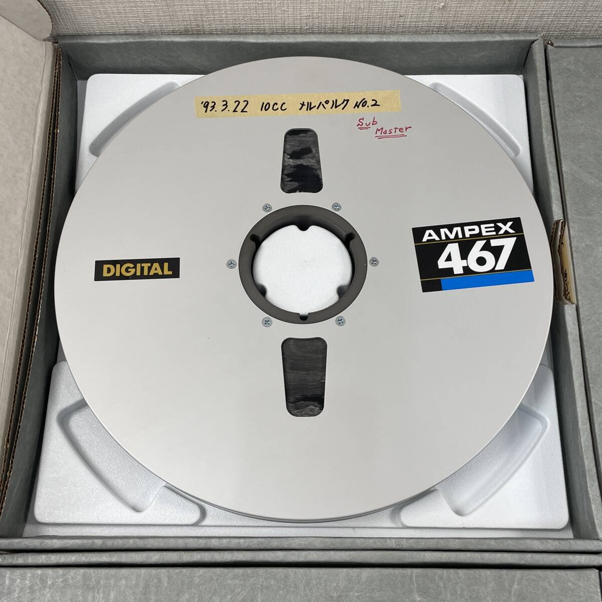 1円 AMPEX オープンリールテープ 4本 467 1インチ幅 アンペックス【現状販売品】24D 北TO2の画像2