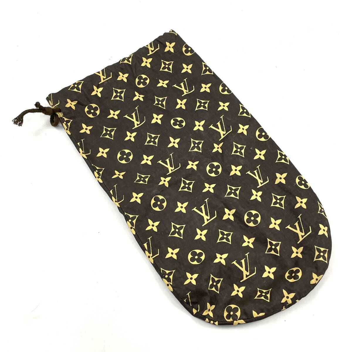 LOUIS VUITTON シューズケース モノグラム 巾着袋 ポーチ ルイヴィトン 24D 北TO2_画像2