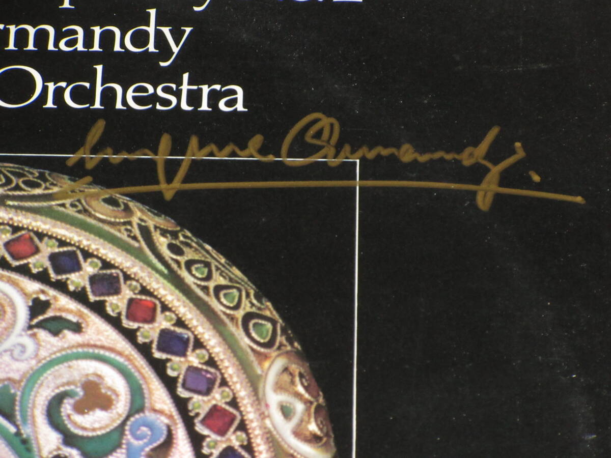 ◆英盤 直筆サイン入り ユージン・オーマンディ指揮フィラデルフィア管弦楽団 ラフマニノフ 交響曲第2番の画像2