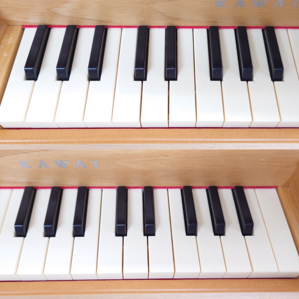 【SR-223】KAWAI GRAND PIANO カワイ グランド ピアノ 河合楽器 1144 32鍵 ナチュラル 木製 トイピアノ ミニピアノ 元箱 付 音出しOK_画像5