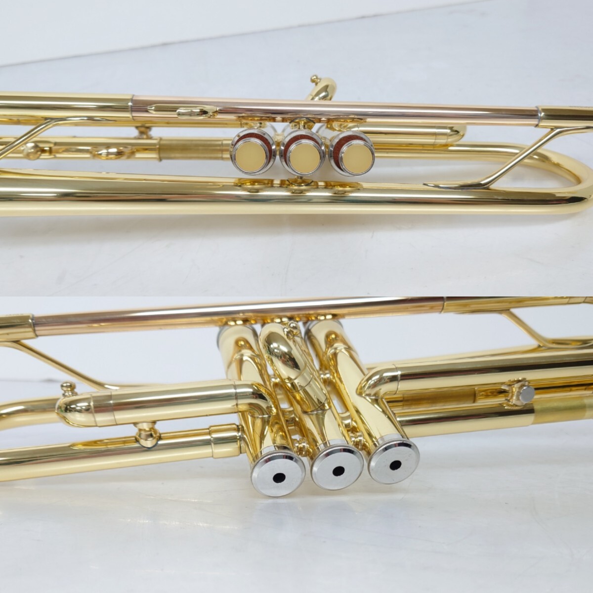 【B02-233】 YAMAHA トランペット YTR 2310 ヤマハ 金管楽器 音楽 吹奏楽 演奏 マウスピース ハードケース 付 「KE423」の画像5