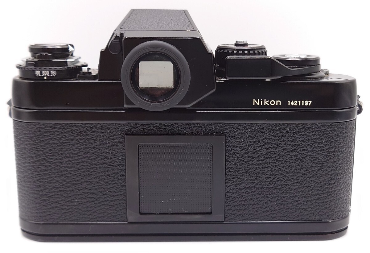 【R1-432】 Nikon F3 アイレベル 一眼レフ フィルムカメラ レンズ NIKKOR 50mm 1:1.4 ケース ストラップ 付き 通電 シャッター 動作 OKの画像3