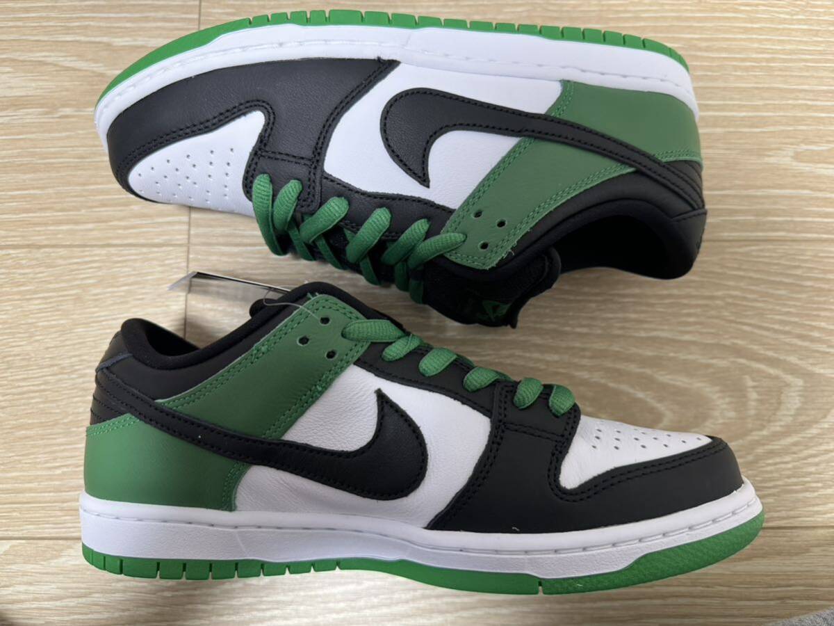 26cm 2024年 BQ6817-302 Nike SB Dunk Low Pro Black and Classic Green ナイキ SB ダンク ロー プロ ブラック アンド クラシックグリーン_画像3