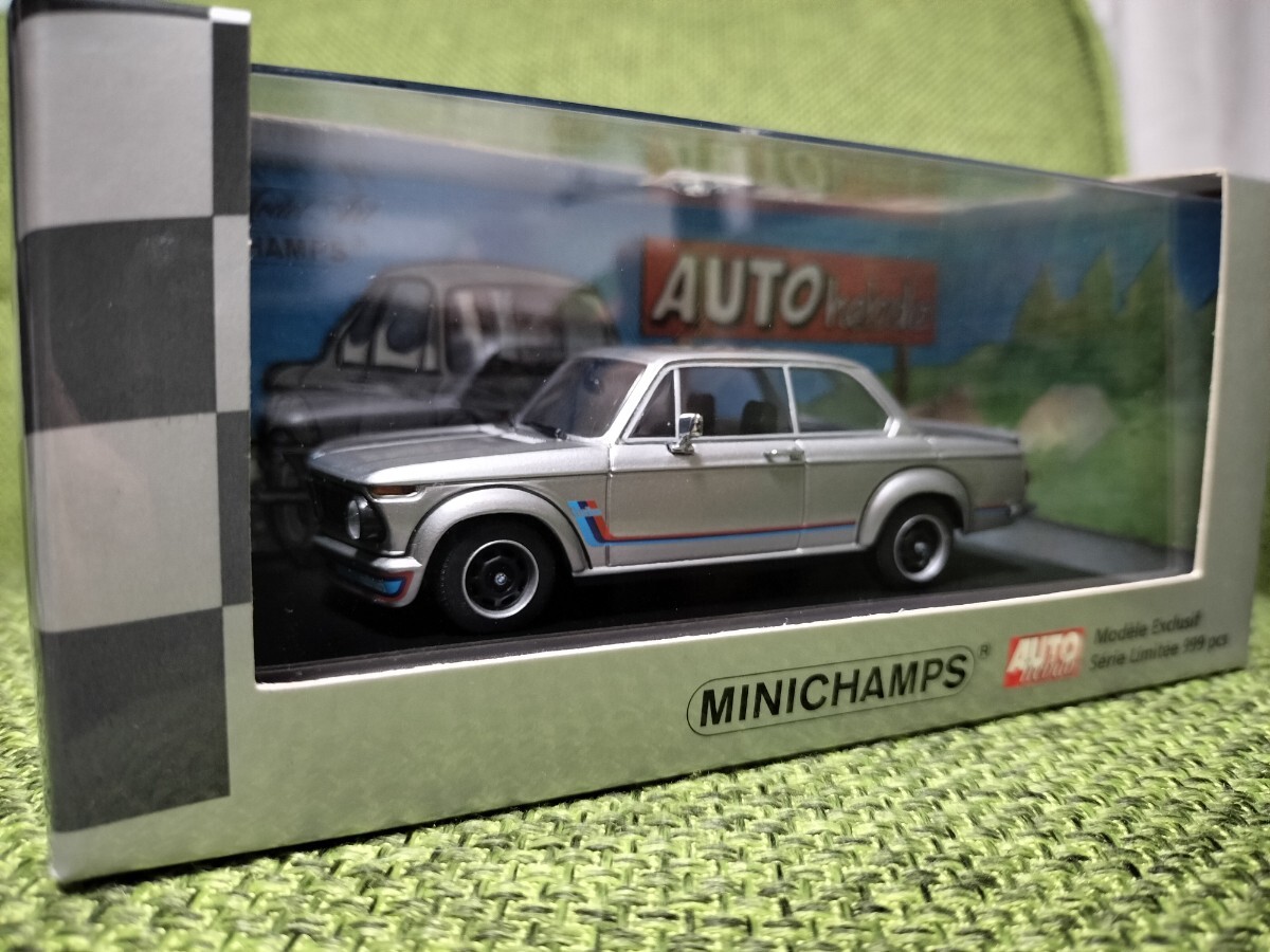 1/43ミニチャンプス.AUTO hebdoコラボ.BMW 2002 turbo/silver1974_画像3