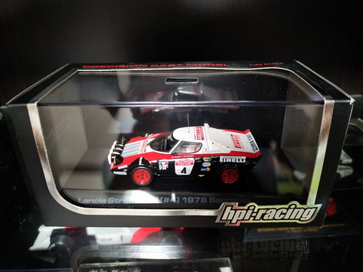 hpi racing 1/43 Lancia * Stratos HF 1978 sun remo Rally 