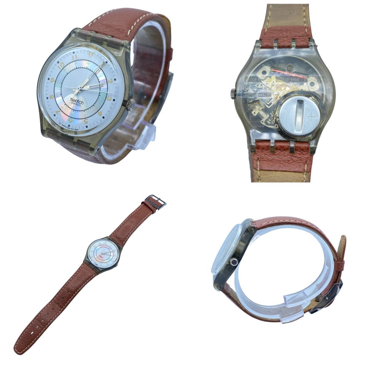 { работа товар } Swatch swatch Trussardi TRUSSARDI и т.п. хронограф солнечный кварц 6 позиций комплект суммировать 