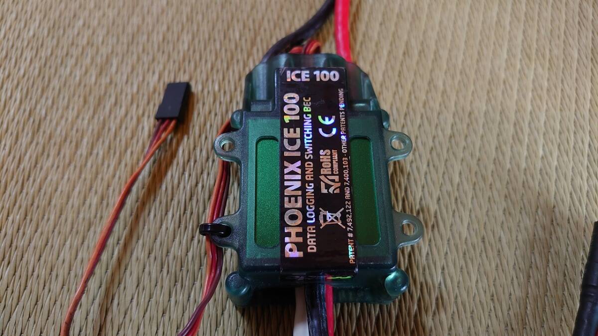 キャッスル（CASTLE) アンプ PHOENIX ICE 100 ８S LIPO ３４V MAX ５A BEC と モーター(TURNIGY)セットの画像3