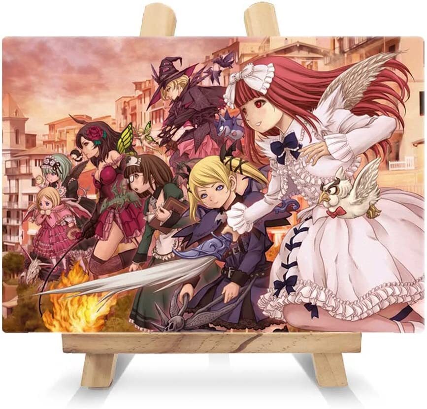 【送料無料／新品】デススマイルズ I・II 井上淳哉 先生描き下ろし キャラファインボード / Amazon限定特典 アートパネル キャンバスアート_画像6