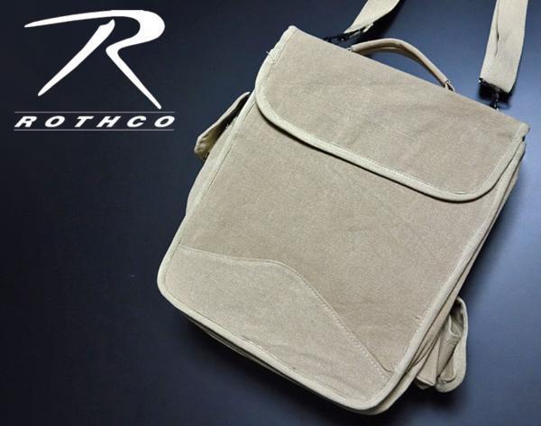  high capacity men's shoulder bag ROTHCO Rothco company manufactured M-51 engineer bag / beige new goods 