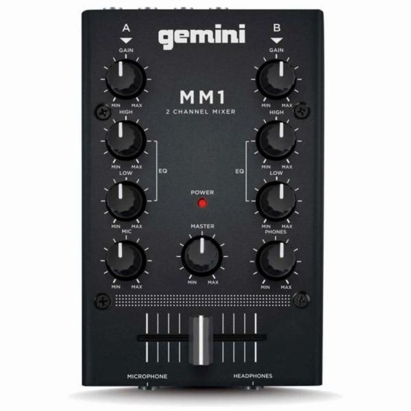 *gemini MM1 2 канал DJ миксер * новый товар включая доставку 