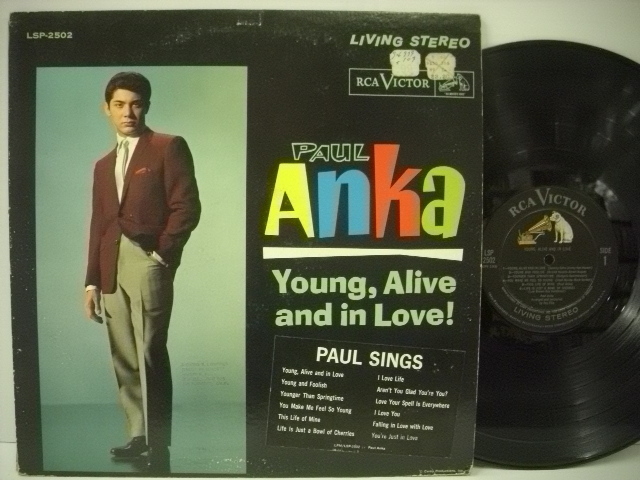 ■LP PAUL ANKA / YOUNG ALIVE AND IN LOVE! ポール・アンカ US盤_画像1