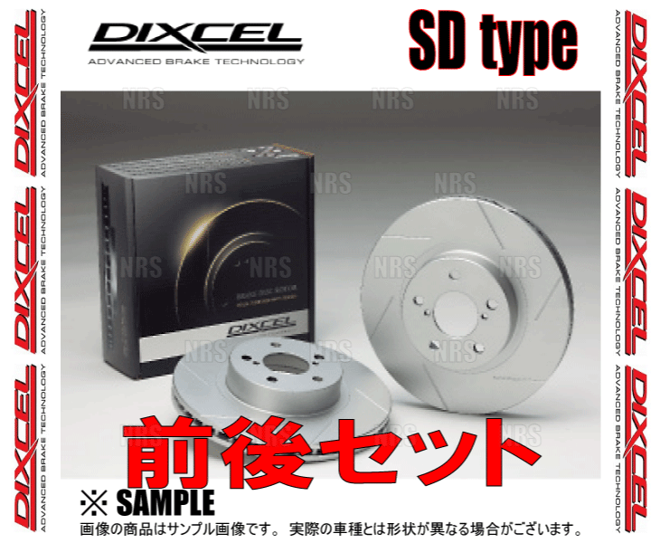 DIXCEL Dixcel SD type rotor ( front and back set ) Alpha Romeo GT 93720L 04/6~12/4 (2512512/2551216-SD