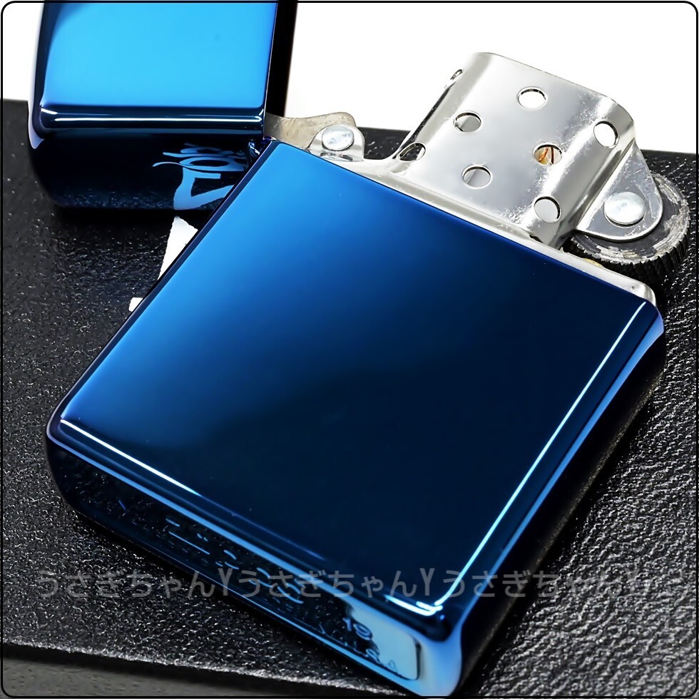 zippo☆サファイアブルー☆シンプル☆ジッポ ライター_画像2