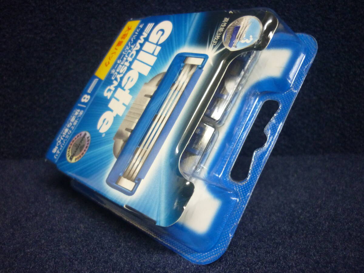 新品　送料無料　ジレット　マッハシンスリーターボ　替刃8コ入　　Gillette　MACHSYN3 TURBO_画像9