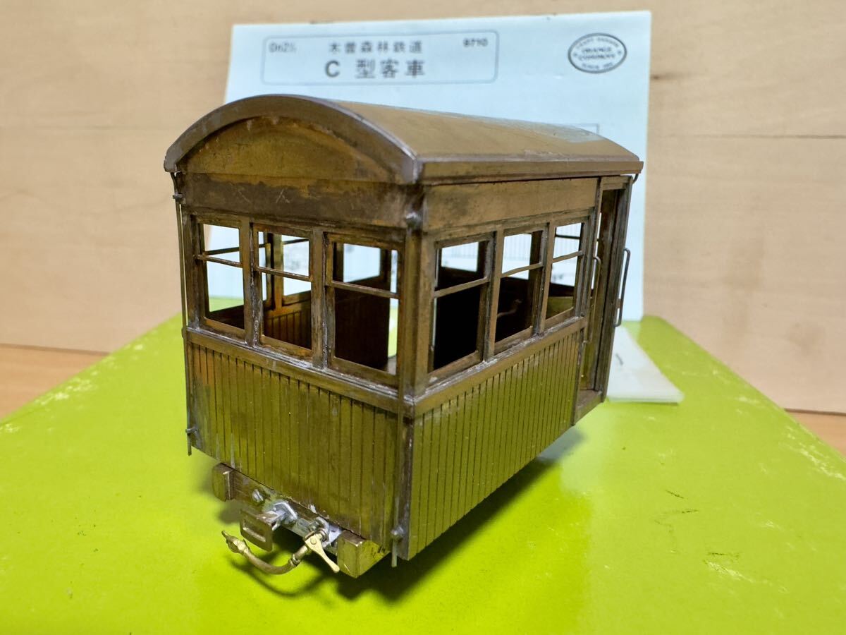 オレンジカンパニー　On2 1/2 1:48木曽森林鉄道　C型客車キット組立て品_画像3