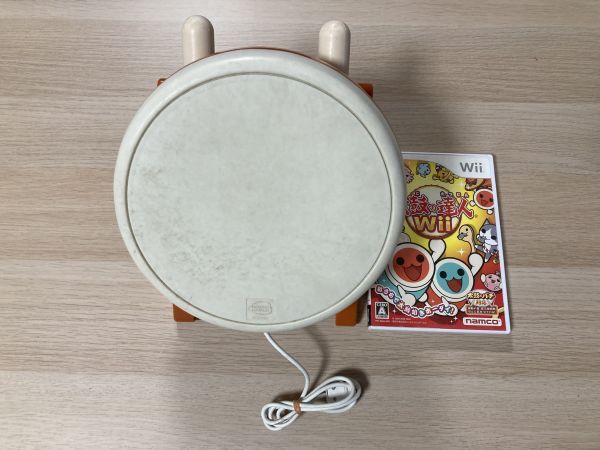 Wii ソフト 太鼓とバチ 太鼓の達人Wii セット 動作確認済み【管理 18365】【C】_画像1