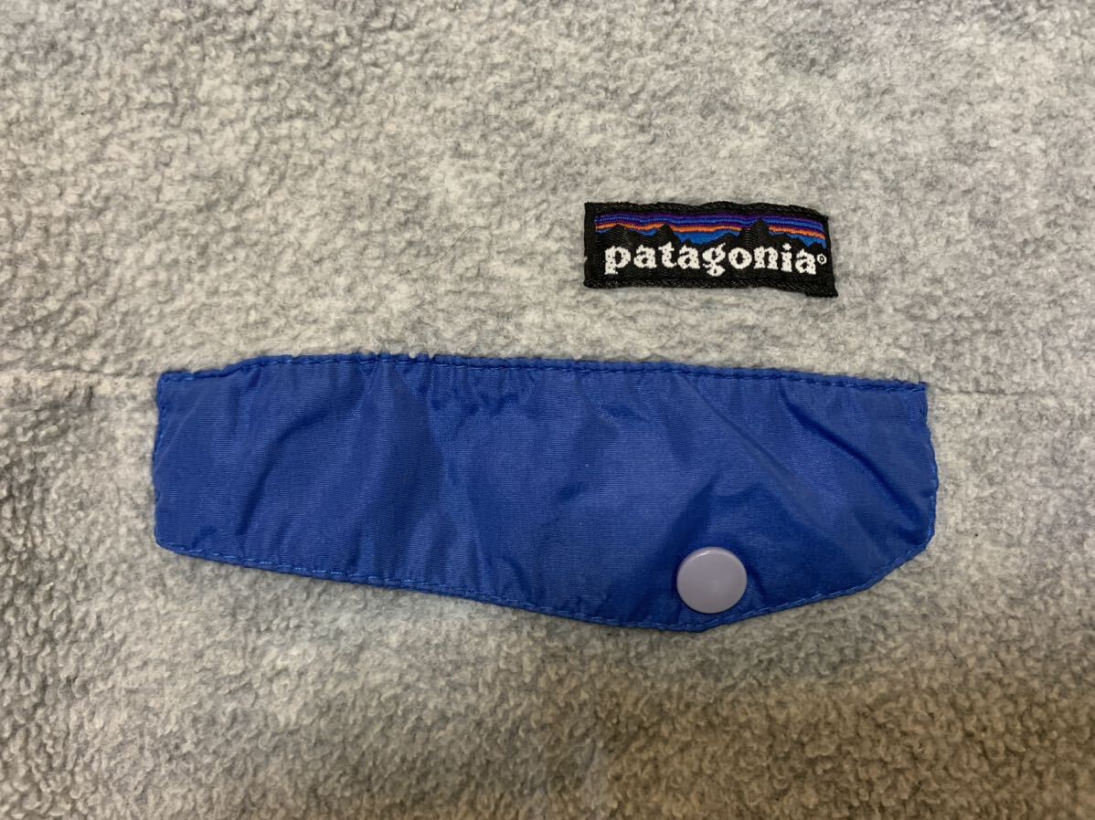 ビンテージ ヴィンテージ patagonia パタゴニア シンチラ スナップT フリース ジャケット プルオーバー グレー/ブルー XLサイズ _画像3