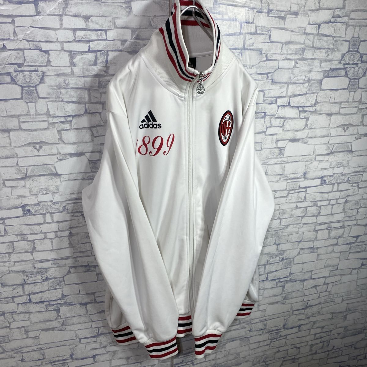 adidas アディダス　イタリア　サッカー　セリエA AC MILAN トラックジャケット　Lサイズ　ジャージ　