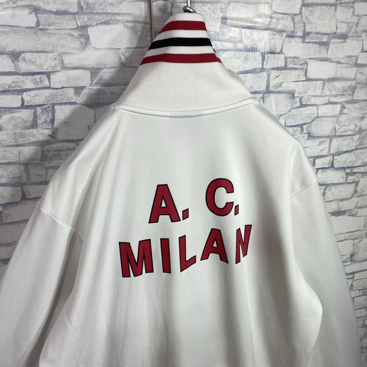 adidas アディダス　イタリア　サッカー　セリエA AC MILAN トラックジャケット　Lサイズ　ジャージ　