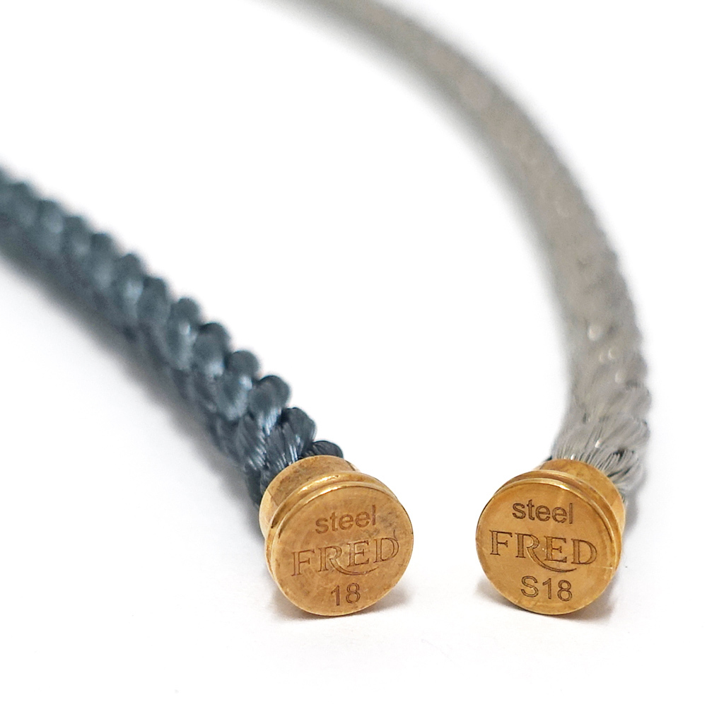 [.] Fred K18PG сила 10 LM Large модель бриллиант браслет 0B0030 750PG изменение кабель есть ювелирные изделия прочее [ с отделкой ]