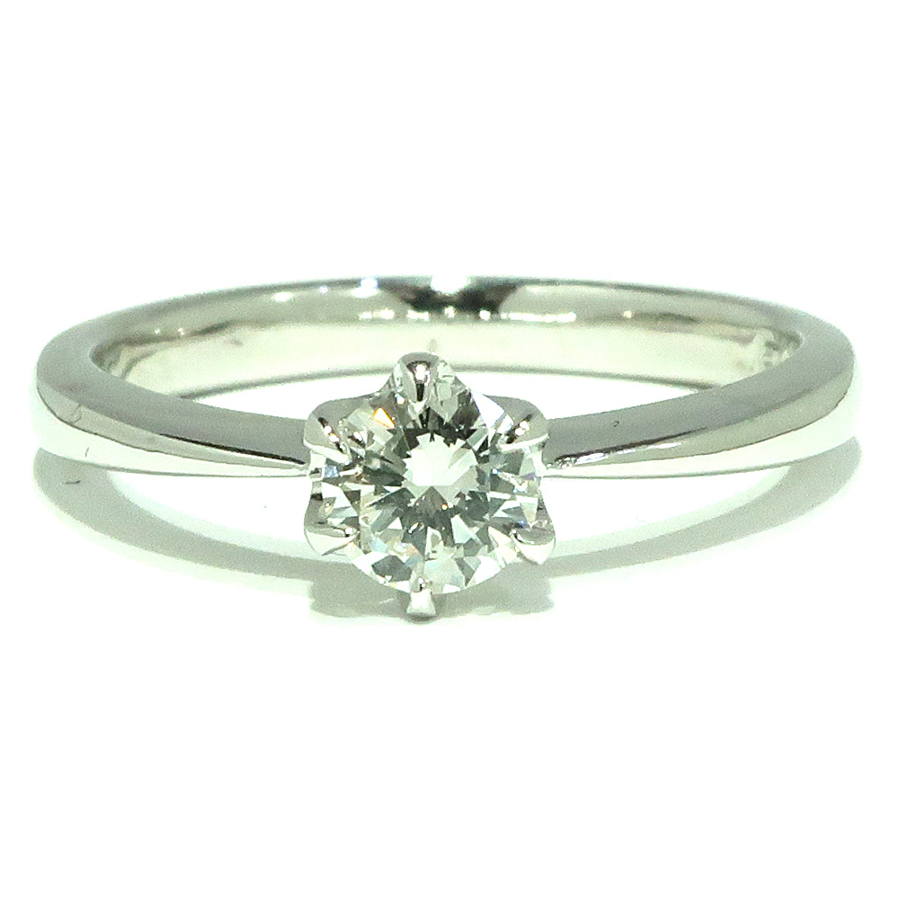 輝く高品質な 【天白】ジュエリー アクセサリー リング 指輪 PT900 プラチナ ダイヤ 0.25ct 9号 一粒 立爪 シンプル レディース 高級 プラチナ台