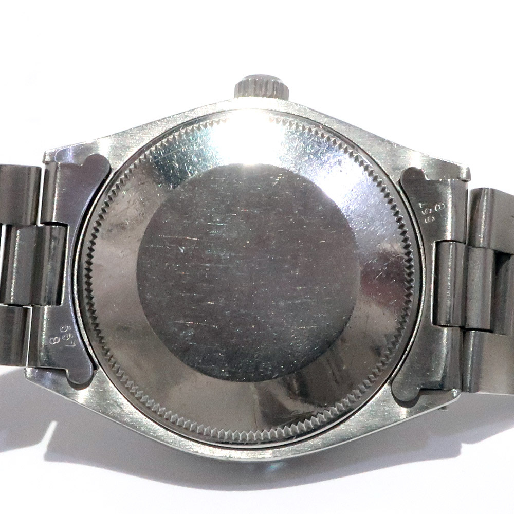 【天白】ロレックス 腕時計 エアキング 5500 1970年頃 自動巻き 34mm メンズ 黒文字盤 国際サービス保証書_画像7