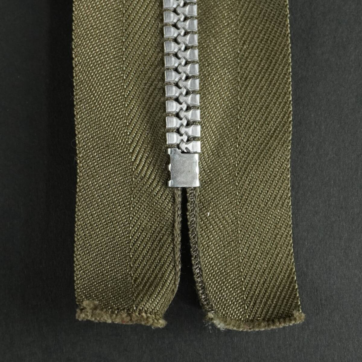 TALON ZIPPER 1960s OLIVE Deadstock ⑤ Vintage Made in USA タロン ジッパー アルミジッパー 1960年代 デッドストック ヴィンテージ_画像6