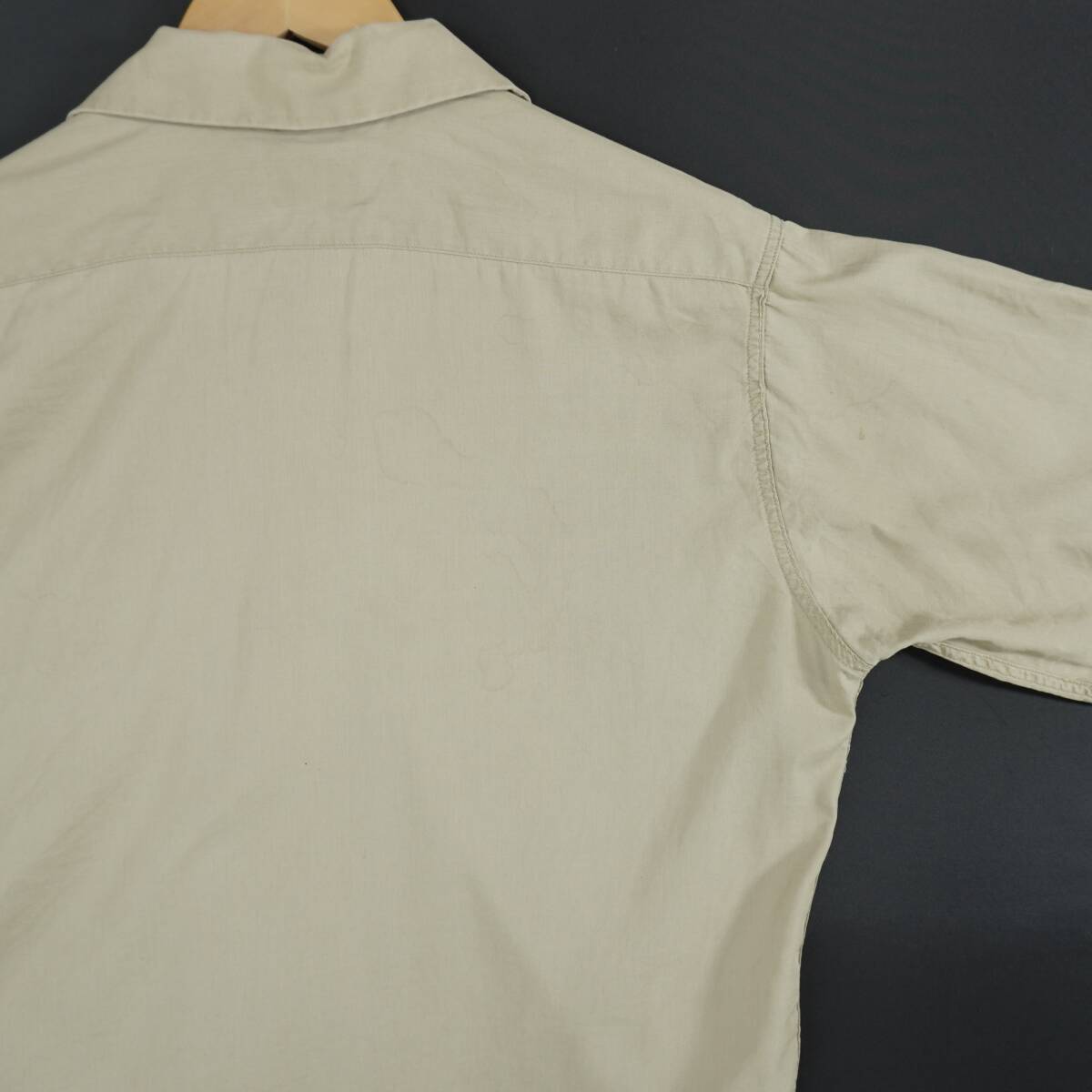 CREIGTON USN SHIRT 1950s 1960s SH24084 Vintage クレイトン アメリカ海軍 ユニフォーム シャツ オープンカラー マチ付き ヴィンテージ_画像8