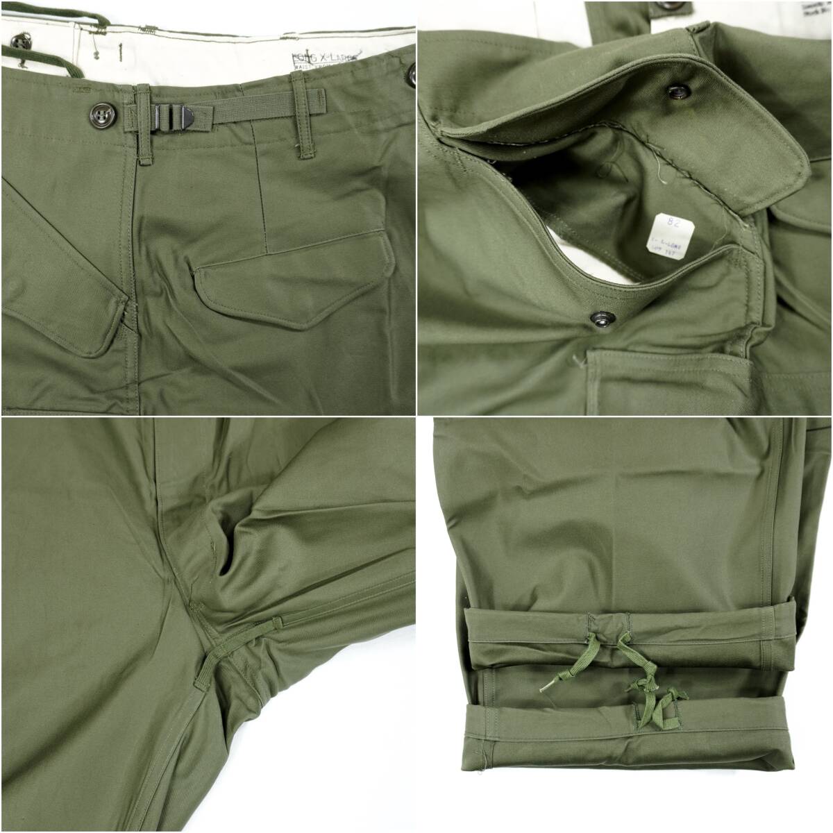 US ARMY M-1951 FIELD SHELL TROUSERS PA032 1950s Vintage Deadstock アメリカ軍 カーゴパンツ フィールドパンツ 1950年代 ヴィンテージ_画像9