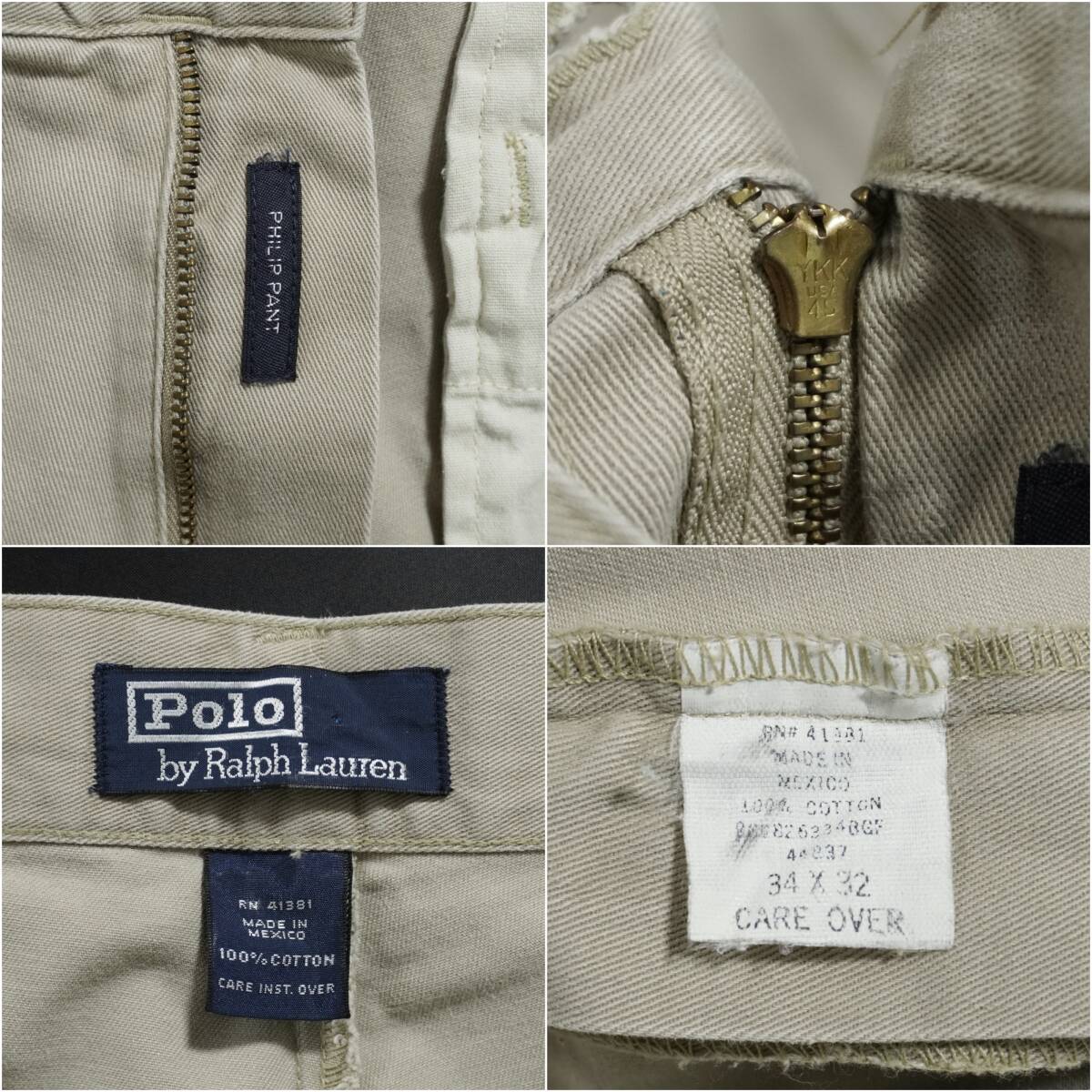 Polo by Ralph Lauren PHILIP PANT W34 L32 PA047 ポロバイラル Polo by Ralph Lauren PHILIP PANT W34 L32 PA047 ポロバイラル