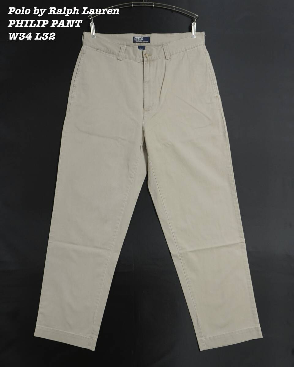 Polo by Ralph Lauren PHILIP PANT W34 L32 PA047 ポロバイラル Polo by Ralph Lauren PHILIP PANT W34 L32 PA047 ポロバイラル