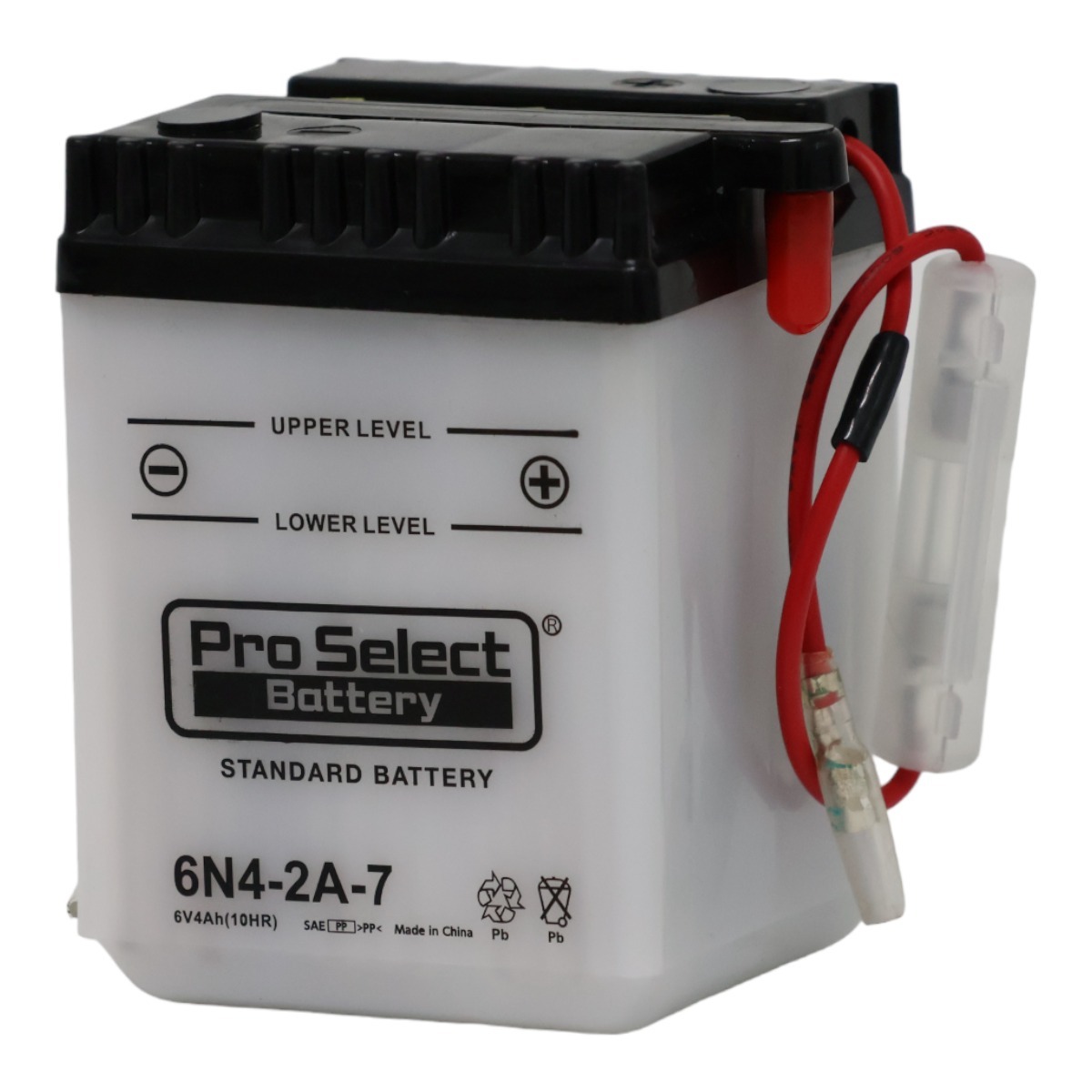 ProSelect(プロセレクト) バイク 6N4-2A-7 スタンダードバッテリー(6N4-2A-7 互換) 液別 PSB036 開放型バッテリーの画像4