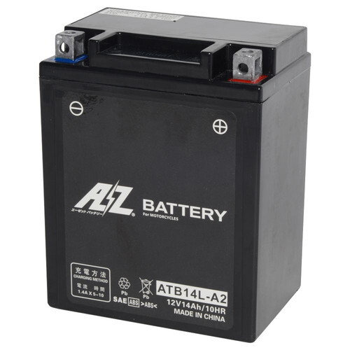 AZ Battery(AZバッテリー) バイク バッテリー ATB14L-A2-SMF 液入 密閉型MFバッテリー_画像2