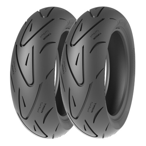 TIMSUN bike tire [ set sale ] Street high grip front TS660 90/90-10 50J TL after TS660 100/90-10 56J TL address V12